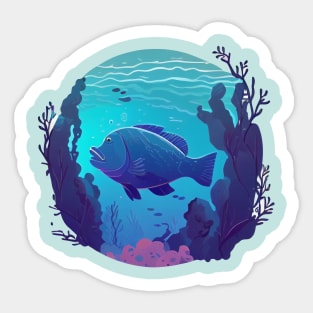 Blueback Sticker